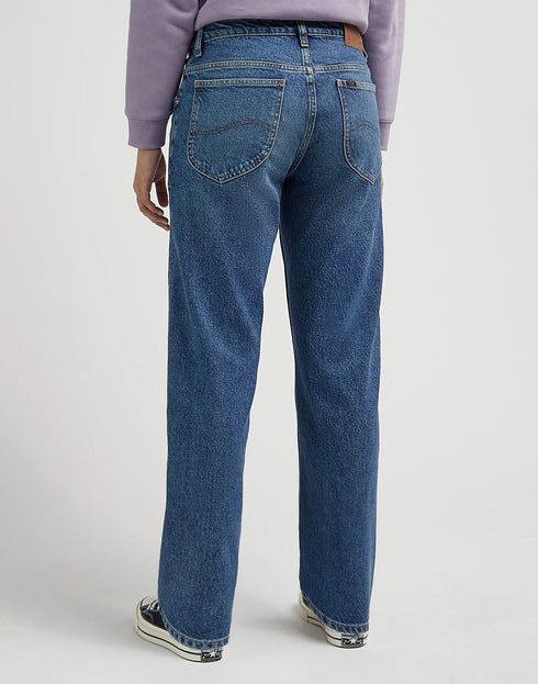 Lee Women's Classic Rider Jeans In Classic Indigo